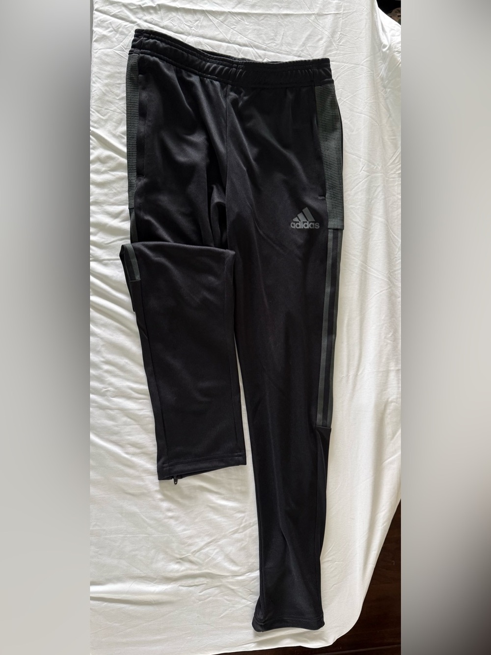 Adidas youth Black Track Pants